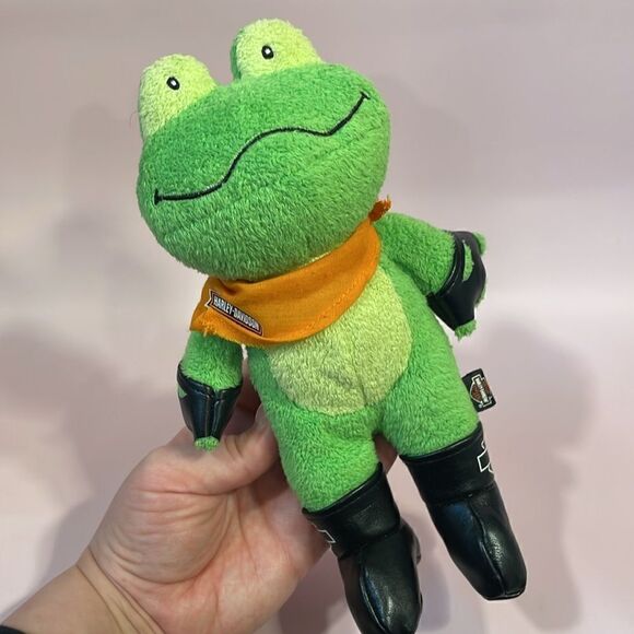 2009 Harley Davidson Revit The Frog Bean Bag Plush 8.5” long Good Used Condition - Picture 5 of 9